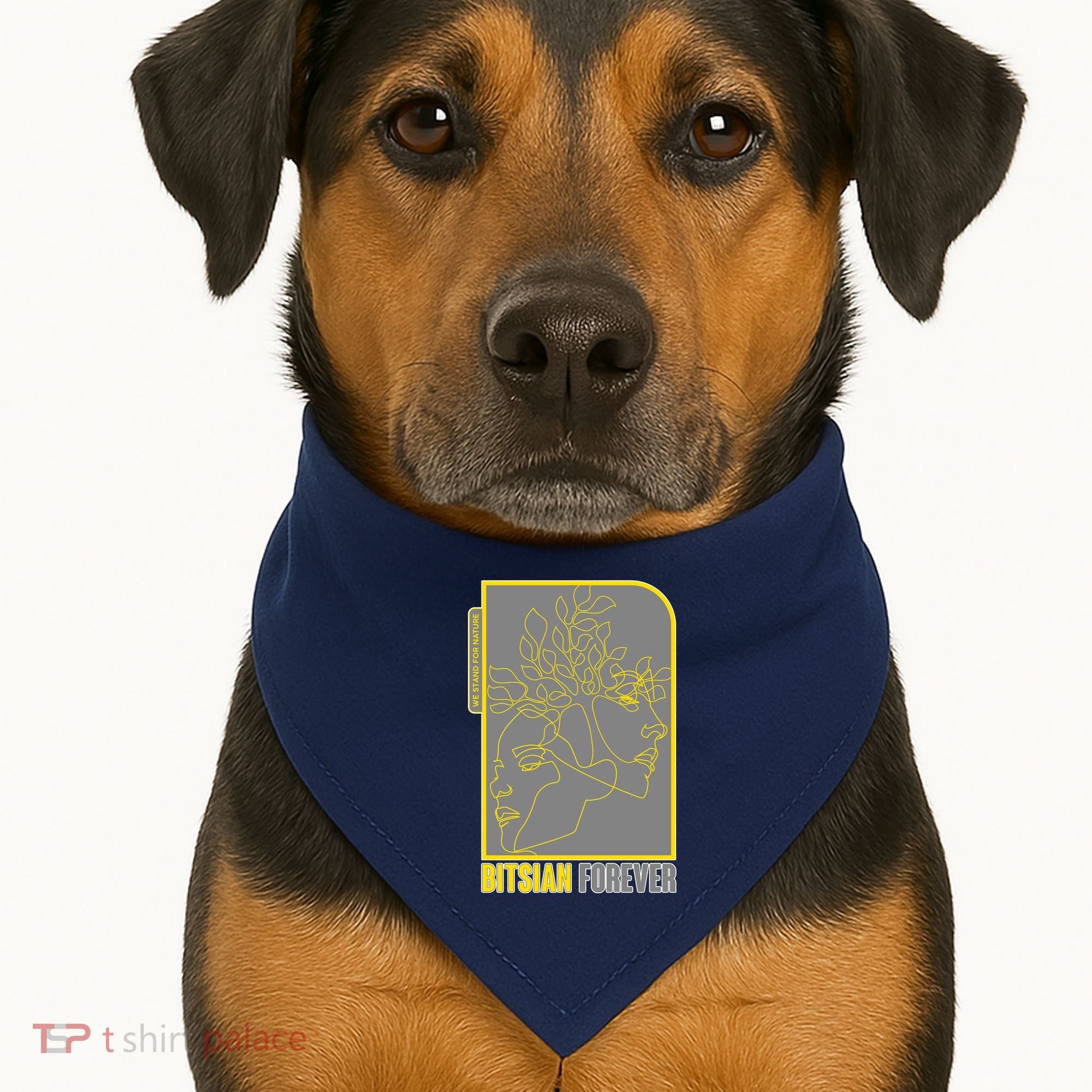 Bitsian Forever We Stand For Nature USA-Made Doggie Bandana