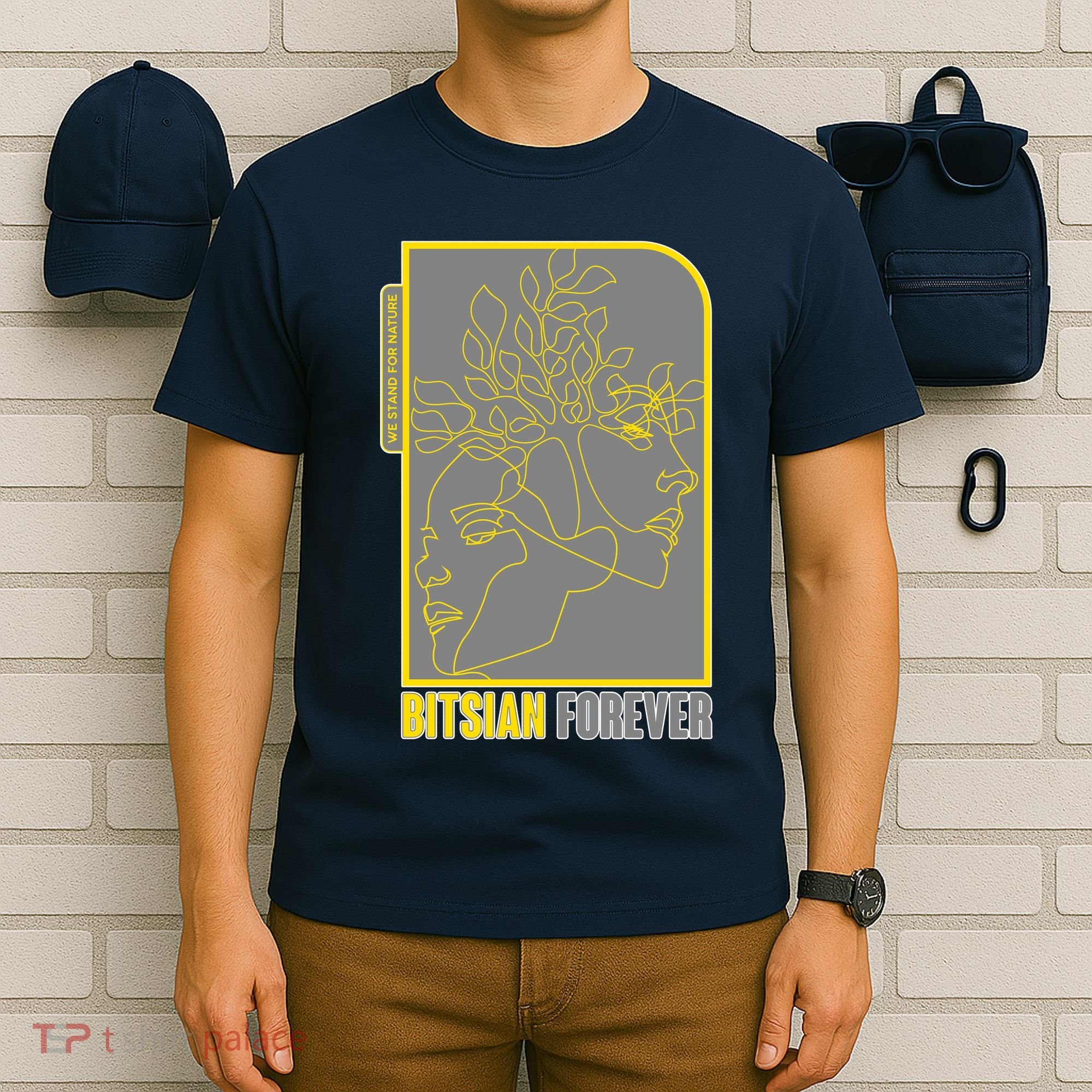Bitsian Forever We Stand For Nature T-Shirt