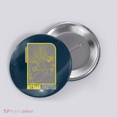 Bitsian Forever We Stand For Nature Button