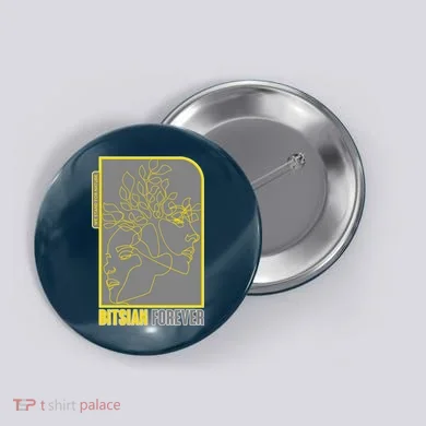 Bitsian Forever We Stand For Nature Button
