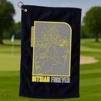 Bitsian Forever We Stand For Nature Golf Towel thumb 1