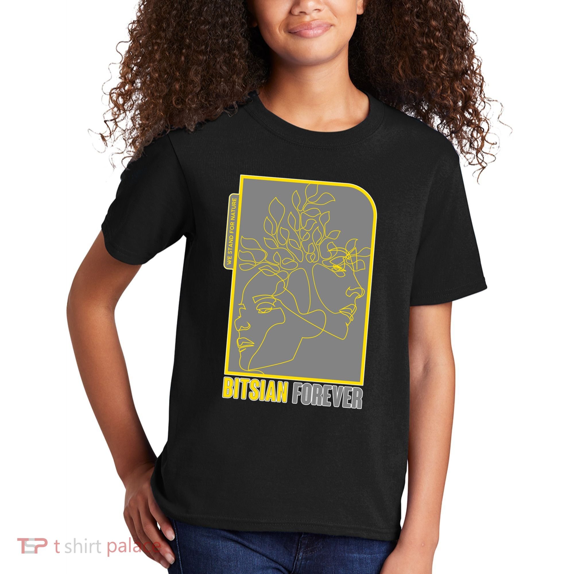 Bitsian Forever We Stand For Nature Kids T-Shirt
