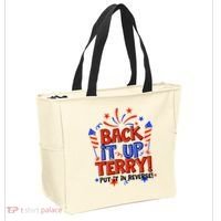 Back It Up Terry Put It In Reverse 4th Of July Fireworks Tote Bag thumb 2
