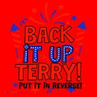 Back It Up Terry Put It In Reverse 4th Of July Fireworks Santa Hat thumb 1
