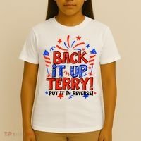 Back It Up Terry Put It In Reverse 4th Of July Fireworks T-Shirt thumb 4