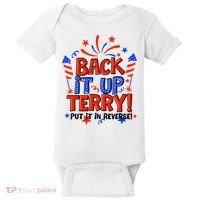 Back It Up Terry Put It In Reverse 4th Of July Fireworks Baby Bodysuit thumb 0