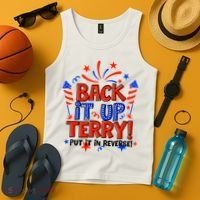 Back It Up Terry Put It In Reverse 4th Of July Fireworks Tank Top thumb 4