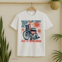 Back It Up Terry Put It In Reverse Fireworks Fun 4th Of July T-Shirt thumb 2