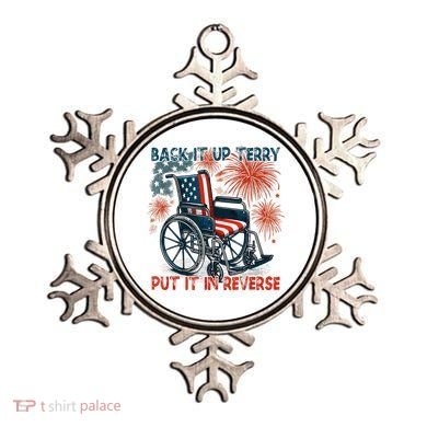 Back It Up Terry Put It In Reverse Fireworks Fun 4th Of July Ornament