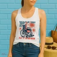 Back It Up Terry Put It In Reverse Fireworks Fun 4th Of July Women's Tank Top thumb 2