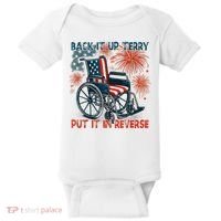 Back It Up Terry Put It In Reverse Fireworks Fun 4th Of July Baby Bodysuit thumb 0