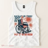 Back It Up Terry Put It In Reverse Fireworks Fun 4th Of July Tank Top thumb 2