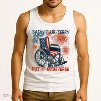 Back It Up Terry Put It In Reverse Fireworks Fun 4th Of July Tank Top thumb 3