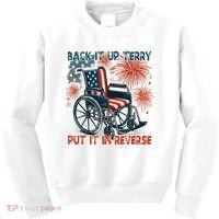 Back It Up Terry Put It In Reverse Fireworks Fun 4th Of July Kids Sweatshirt thumb 0