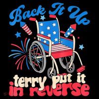 Back It Up Terry Put It In Reverse Firework 4th Of July Mousepad thumb 1