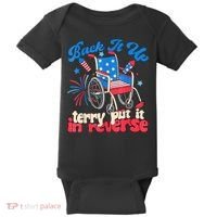 Back It Up Terry Put It In Reverse Firework 4th Of July Baby Bodysuit thumb 0