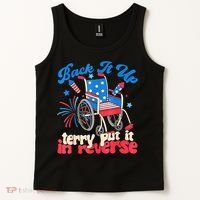 Back It Up Terry Put It In Reverse Firework 4th Of July Tank Top thumb 2