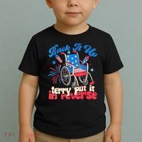 Back It Up Terry Put It In Reverse Firework 4th Of July Toddler T-Shirt thumb 2