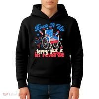 Back It Up Terry Put It In Reverse Firework 4th Of July Kids Hoodie thumb 4