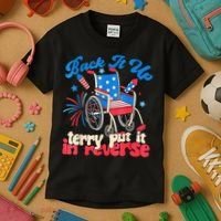 Back It Up Terry Put It In Reverse Firework 4th Of July Kids T-Shirt thumb 3