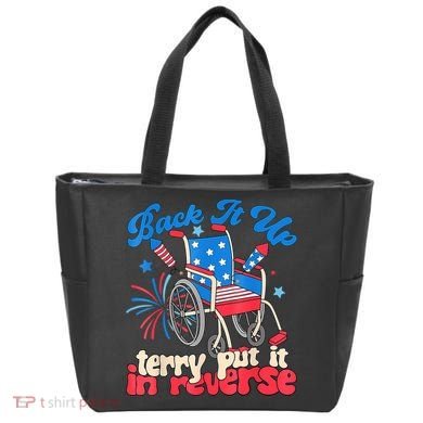 Back It Up Terry Put It In Reverse Firework 4th Of July Tote Bag