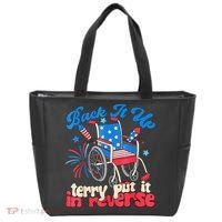 Back It Up Terry Put It In Reverse Firework 4th Of July Tote Bag thumb 0