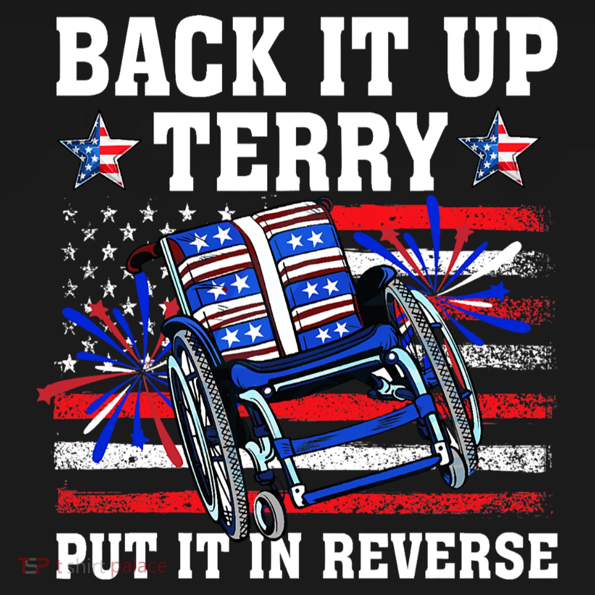 Back It Up Terry Put It In Reverse Funny 4th Of July America Independence Day Ornament