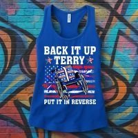 Back It Up Terry Put It In Reverse Funny 4th Of July America Independence Day Women's Tank Top thumb 3