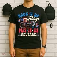 Back It Up Terry Put It In Reverse Firework 4th Of July T-Shirt thumb 6