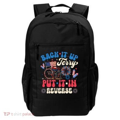 Back It Up Terry Put It In Reverse Firework 4th Of July Backpack