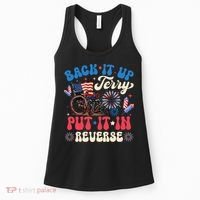 Back It Up Terry Put It In Reverse Firework 4th Of July Women's Tank Top thumb 0