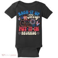 Back It Up Terry Put It In Reverse Firework 4th Of July Baby Bodysuit thumb 0