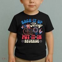Back It Up Terry Put It In Reverse Firework 4th Of July Toddler T-Shirt thumb 2