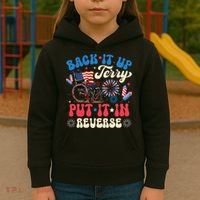 Back It Up Terry Put It In Reverse Firework 4th Of July Kids Hoodie thumb 3