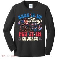 Back It Up Terry Put It In Reverse Firework 4th Of July Kids Long Sleeve Shirt thumb 0