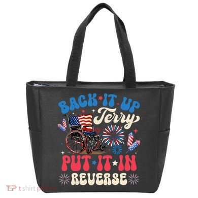 Back It Up Terry Put It In Reverse Firework 4th Of July Tote Bag