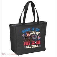 Back It Up Terry Put It In Reverse Firework 4th Of July Tote Bag thumb 2
