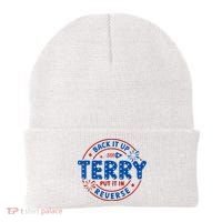 Back It Up Terry Put It In Reverse 4th Of July For Men Women Beanie thumb 0