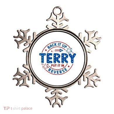 Back It Up Terry Put It In Reverse 4th Of July For Men Women Ornament