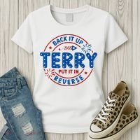 Back It Up Terry Put It In Reverse 4th Of July For Men Women Women's T-Shirt thumb 3