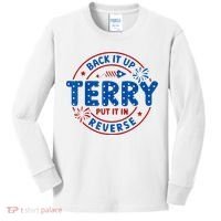 Back It Up Terry Put It In Reverse 4th Of July For Men Women Kids Long Sleeve Shirt thumb 0