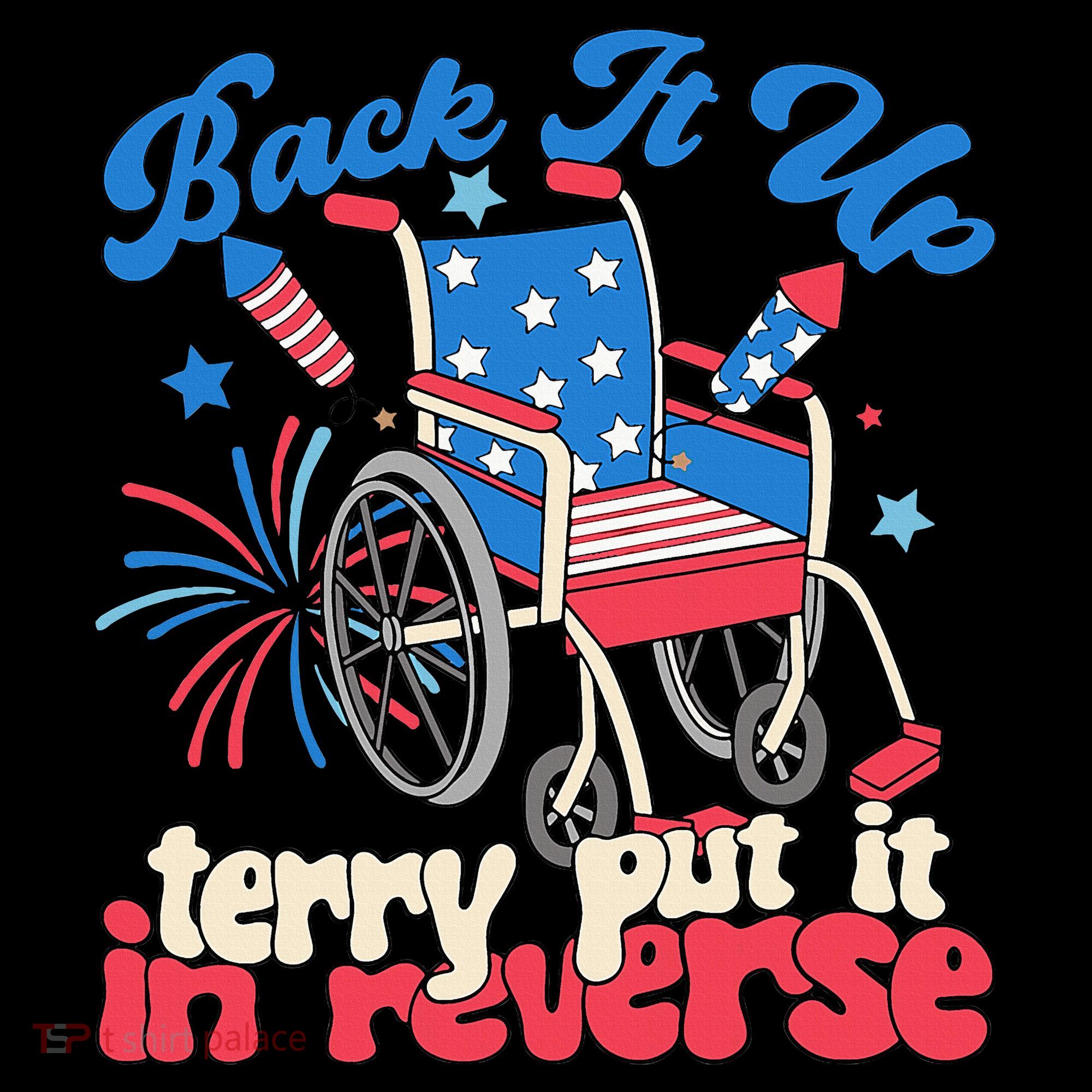 Back It Up Terry Put It In Reverse Firework 4th Of July Ornament