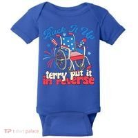 Back It Up Terry Put It In Reverse Firework 4th Of July Baby Bodysuit thumb 0