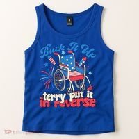 Back It Up Terry Put It In Reverse Firework 4th Of July Tank Top thumb 2