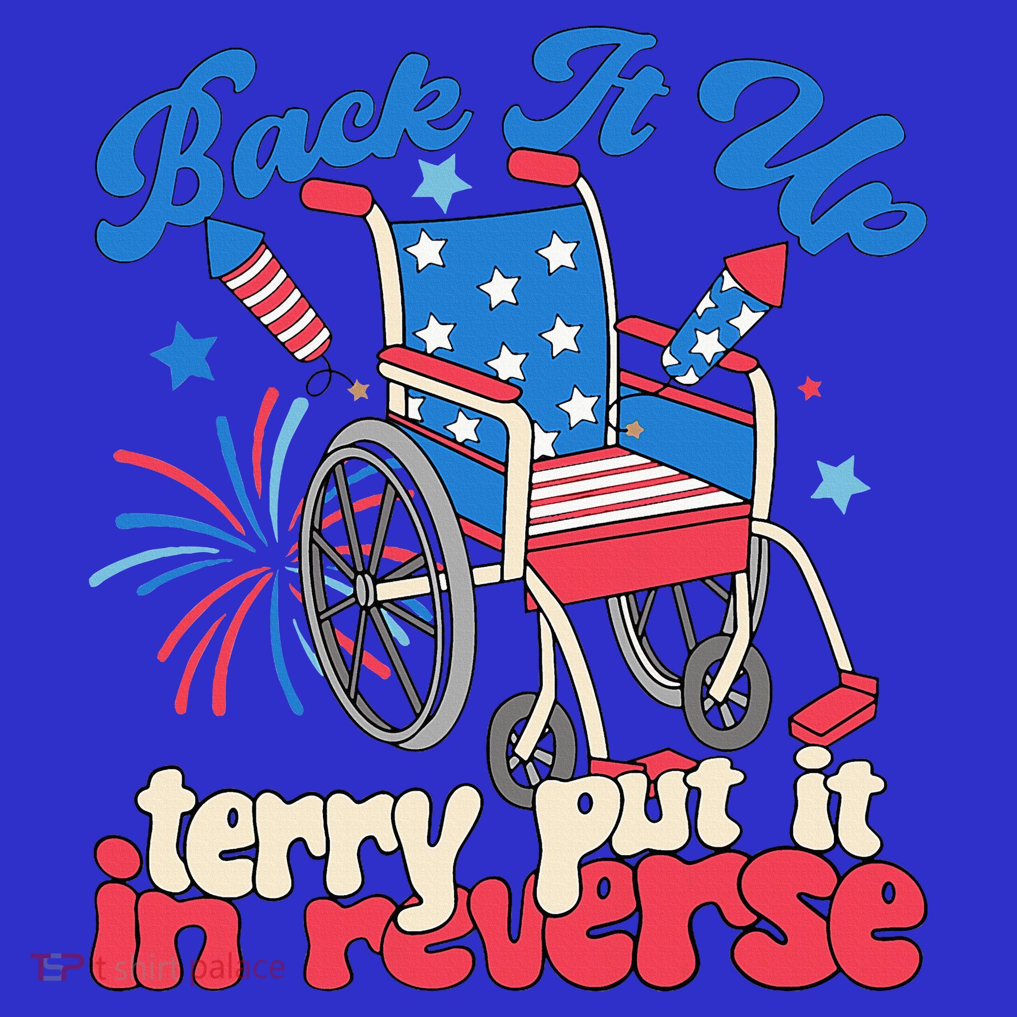 Back It Up Terry Put It In Reverse Firework 4th Of July Tank Top