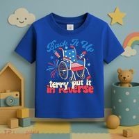 Back It Up Terry Put It In Reverse Firework 4th Of July Toddler T-Shirt thumb 3