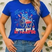 Back It Up Terry Put It In Reverse Firework 4th Of July Women's T-Shirt thumb 2