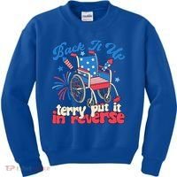 Back It Up Terry Put It In Reverse Firework 4th Of July Kids Sweatshirt thumb 0