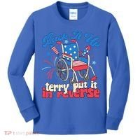 Back It Up Terry Put It In Reverse Firework 4th Of July Kids Long Sleeve Shirt thumb 0