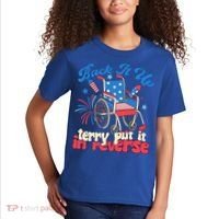Back It Up Terry Put It In Reverse Firework 4th Of July Kids T-Shirt thumb 2